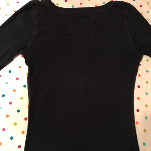 Navy blue 3/4 sleeve top from Abercrombie & Fitch - Picture 7 of 8